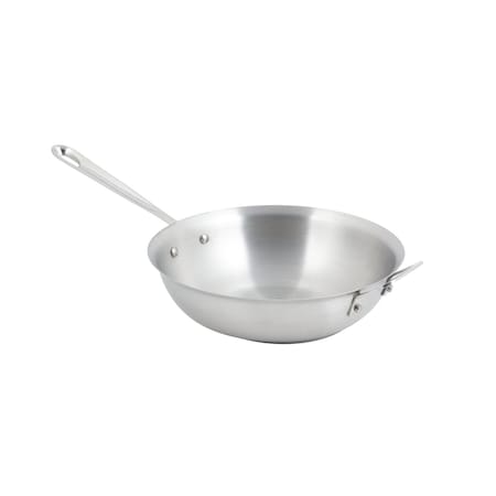 Bon Chef Cucina Stir Fry Pan, Ind Btm, 10 3/8"Dia X 3", 7 3/4" Long Hndl, 2 1/2" Qt 60005